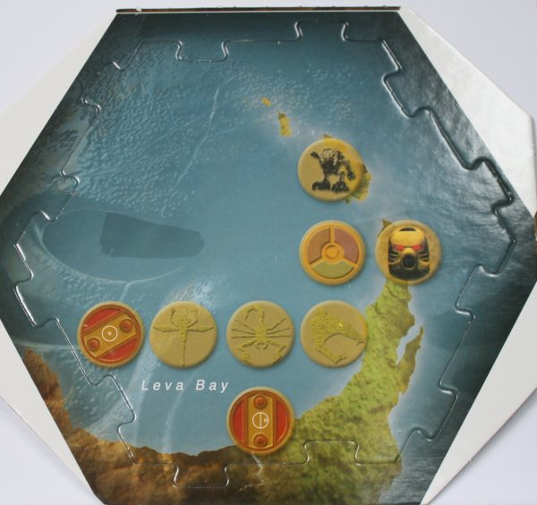 PARTS ONLY -Bionicle "Quest for Makuta" Adventure Board Game - #10 Mata Nui Board Only