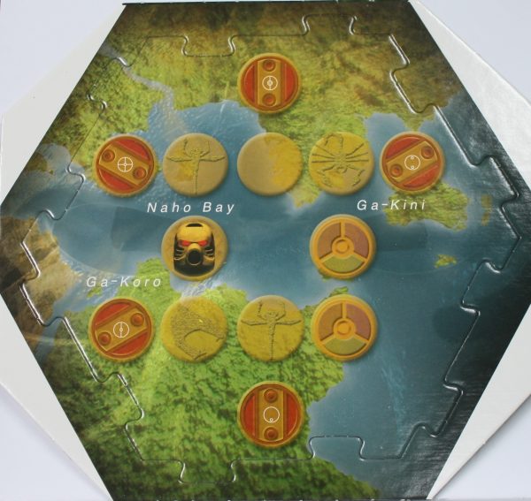 PARTS ONLY -Bionicle "Quest for Makuta" Adventure Board Game - #12 Mata Nui Board Only