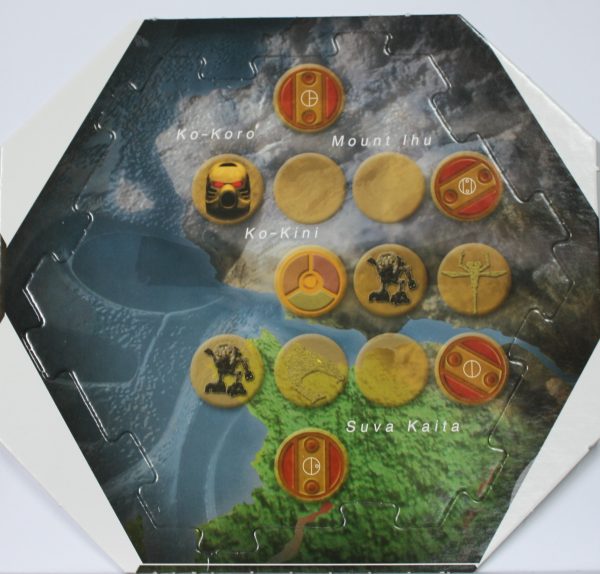 PARTS ONLY -Bionicle "Quest for Makuta" Adventure Board Game - #14 Mata Nui Board Only
