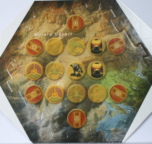 PARTS ONLY -Bionicle "Quest for Makuta" Adventure Board Game - #18 Mata Nui Board Only