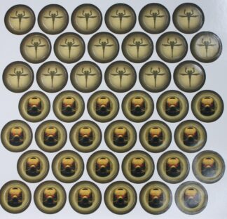 PARTS ONLY -Bionicle "Quest for Makuta" Adventure Board Game - #3 Double Sided Tokens Only