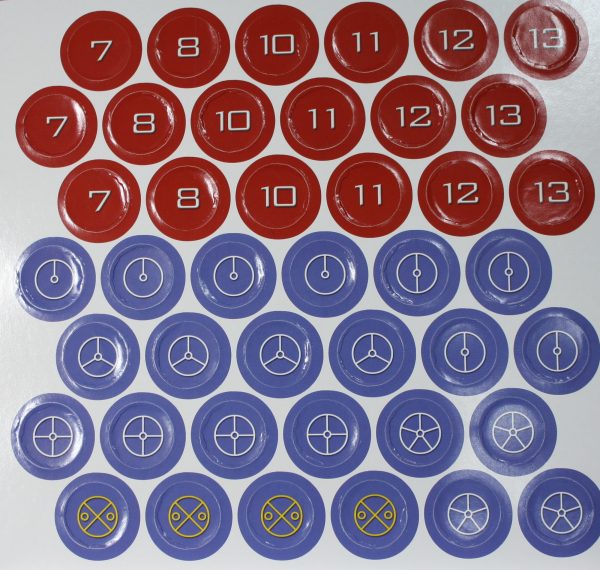 PARTS ONLY -Bionicle "Quest for Makuta" Adventure Board Game - #1 Double Sided Tokens Only