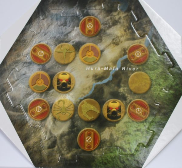 PARTS ONLY -Bionicle "Quest for Makuta" Adventure Board Game - #19 Mata Nui Board Only