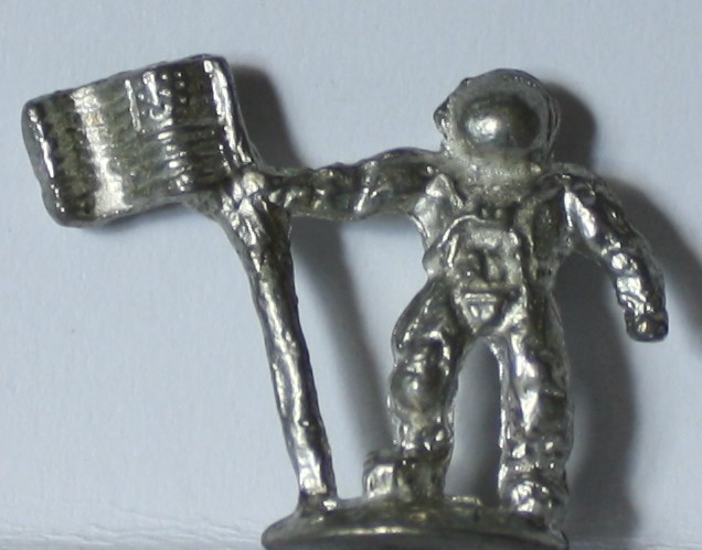 PARTS ONLY -Houston In-A-Box Board Game - (1) Metal Astronaut Token Only