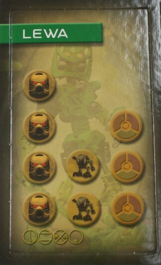 PARTS ONLY -Bionicle "Quest for Makuta" Adventure Board Game - "Lewa" Card Only