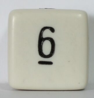 PARTS ONLY -Bionicle "Quest for Makuta" Adventure Board Game - (1) White Specialty Power Die Only