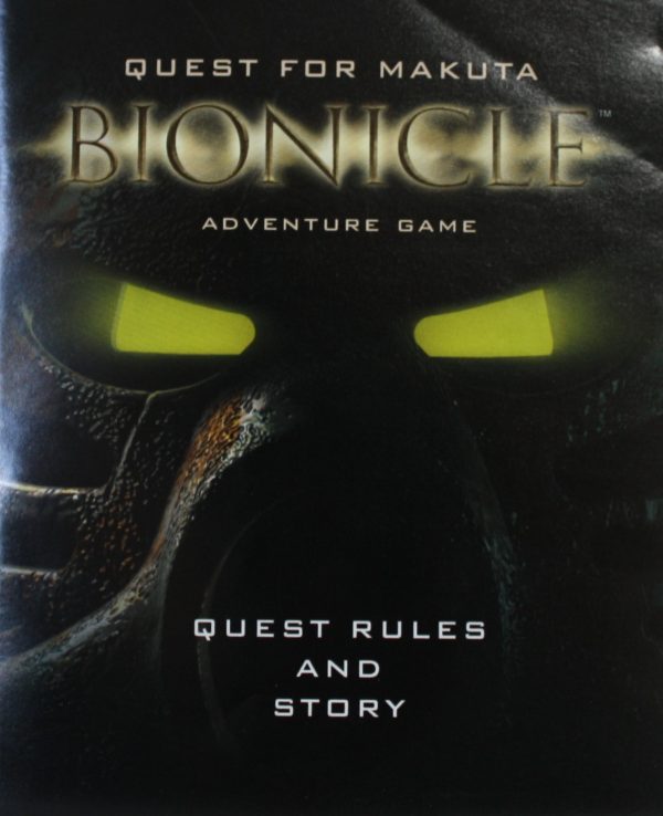 PARTS ONLY -Bionicle "Quest for Makuta" Adventure Board Game - (1) Quest Rules & Story Only
