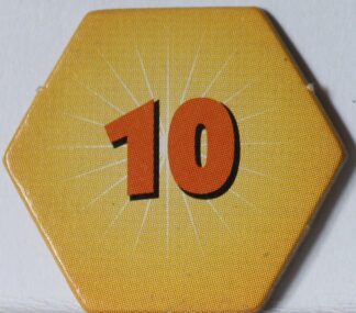 PARTS ONLY - Monopoly "Tropical Tycoon" DVD Board Game - (1) #10 Fortune Token Only