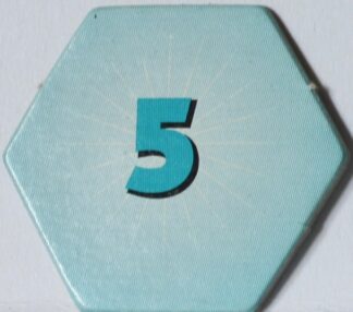PARTS ONLY -Monopoly "Tropical Tycoon" DVD Board Game - (1) #5 Fortune Token Only
