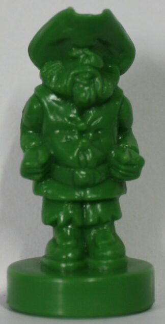 PARTS ONLY - Don't Walk The Plank Board Game - (1) Plastic Green Pirate Only