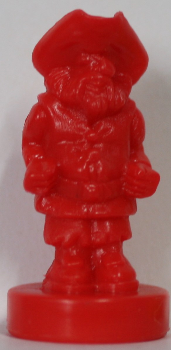 PARTS ONLY - Don't Walk The Plank Board Game - (1) Plastic Red Pirate Only