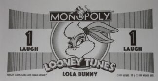 PARTS ONLY - Monopoly Looney Tunes - Pack (10) 1 Laugh Money