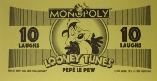 PARTS ONLY - Monopoly Looney Tunes - Pack (10) 10 Laugh Money