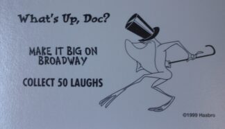 PARTS ONLY - Monopoly Looney Tunes - #6 What's Up Doc Card Only