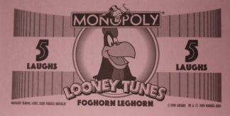 PARTS ONLY - Monopoly Looney Tunes - Pack (10) 5 Laugh Money