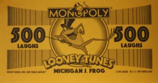 PARTS ONLY - Monopoly Looney Tunes - Pack (10) 500 Laugh Money