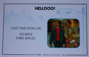 PARTS ONLY - Monopoly Seinfeld Board Game - #6 Hellooo! Card Only