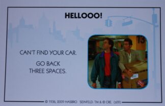 PARTS ONLY - Monopoly Seinfeld Board Game - #6 Hellooo! Card Only