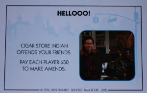 PARTS ONLY - Monopoly Seinfeld Board Game - #5 Hellooo! Card Only