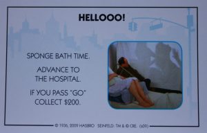 PARTS ONLY - Monopoly Seinfeld Board Game - #1 Hellooo! Card Only