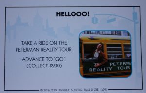 PARTS ONLY - Monopoly Seinfeld Board Game - #3 Hellooo! Card Only