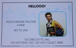PARTS ONLY - Monopoly Seinfeld Board Game - #14 Hellooo! Card Only