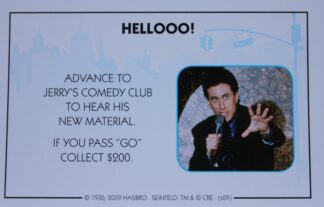 PARTS ONLY - Monopoly Seinfeld Board Game - #10 Hellooo! Card Only
