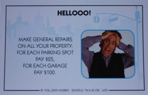 PARTS ONLY - Monopoly Seinfeld Board Game - #7 Hellooo! Card Only
