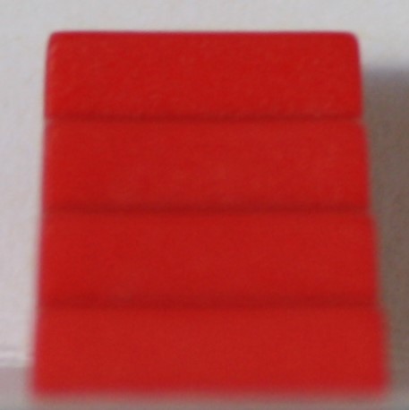 PARTS ONLY - Monopoly Board Game Australian Football League Version - (1) Red Stand (House) Only