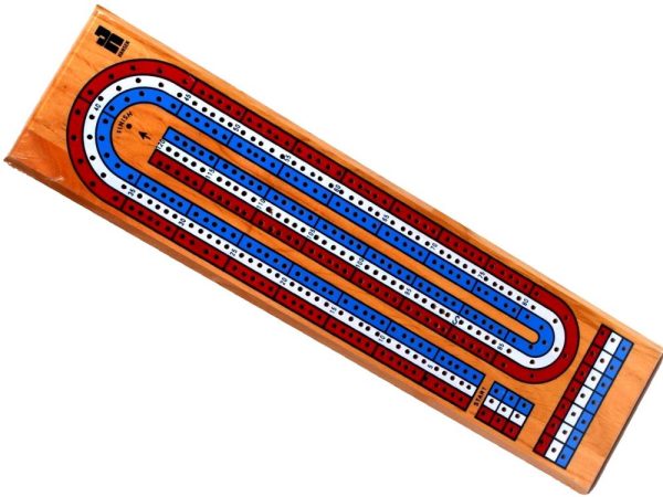 Cribbage Board 3 Track Colour - New