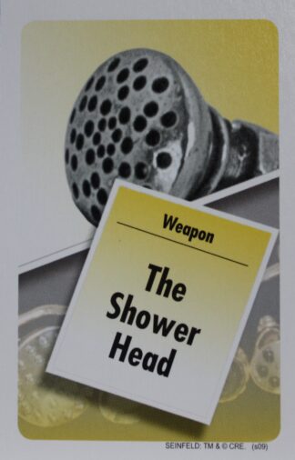 PARTS ONLY - Clue Seinfeld Board Game - #15 Shower Head Weapon Card Only