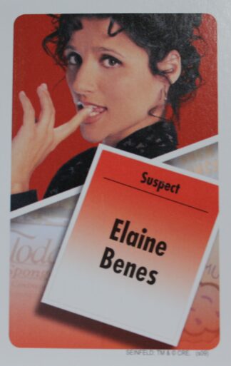 PARTS ONLY - Clue Seinfeld Board Game - (1) Elaine Benes Rumor Card Only