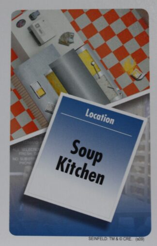 PARTS ONLY - Clue Seinfeld Board Game - #7 Soup Kitchen Card Only