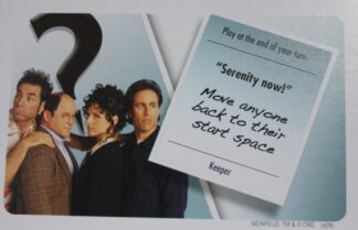 PARTS ONLY - Clue Seinfeld Board Game - #11 Intrigue Card Only