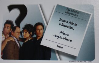 PARTS ONLY - Clue Seinfeld Board Game - #12 Intrigue Card Only