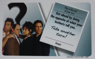 PARTS ONLY - Clue Seinfeld Board Game - #2 Intrigue Card Only