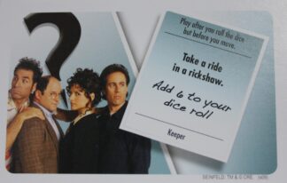 PARTS ONLY - Clue Seinfeld Board Game - #6 Intrigue Card Only