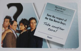 PARTS ONLY - Clue Seinfeld Board Game - #8 Intrigue Card Only