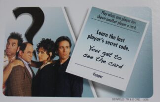 PARTS ONLY - Clue Seinfeld Board Game - #9 Intrigue Card Only