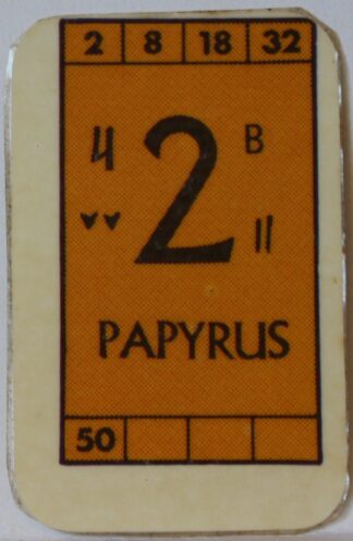 PARTS ONLY - Civilization Board Game - (1) Papyrus Card Only