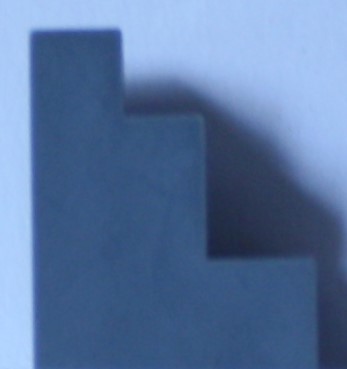 PARTS ONLY - Houston In-A-Box Board Game - (1) Grey Skyline Section Only