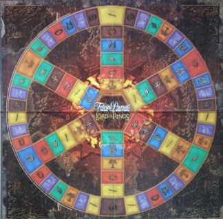 PARTS ONLY - Trivial Pursuit The Lord Of The Rings Trilogy Board Game - Game Board Only