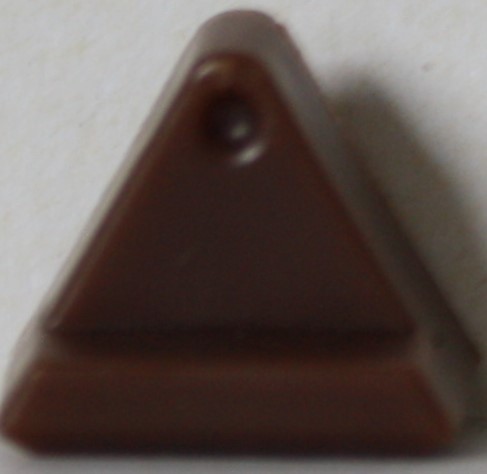 PARTS ONLY - Trivial Pursuit The Lord Of The Rings Trilogy Board Game - Set (4) Brown Scoring Wedges Only