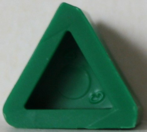 PARTS ONLY - Trivial Pursuit The Lord Of The Rings Trilogy Board Game - Set (4) Green Scoring Wedges Only