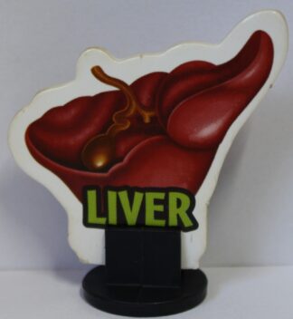 PARTS ONLY - Doctor Dreadful Scabs N' Guts Board Game - (1) Liver inc Stand Mover Only