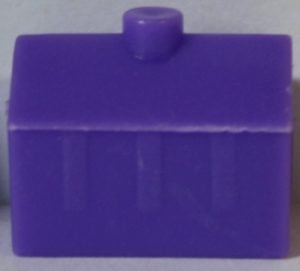 PARTS ONLY - Monopoly Junior Angry Birds Board Game - (12) Purple Plastic Ticket Booths Only