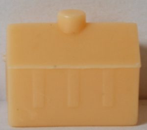 PARTS ONLY - Monopoly Junior Angry Birds Board Game - (12) Yellow Plastic Ticket Booths Only