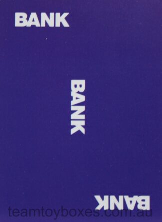 PARTS ONLY - Police Alert Board Game - #8 Bank Card Only