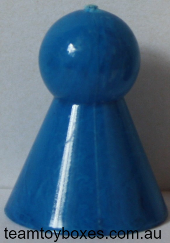 PARTS ONLY - Police Alert Board Game - (1) Blue Playing Piece Only