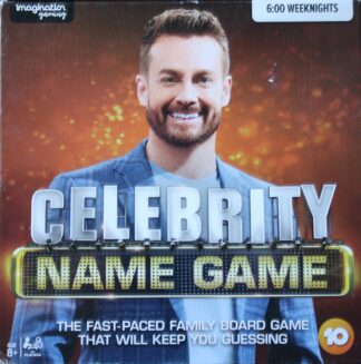 Celebrity Name Board Game - Pre Owned